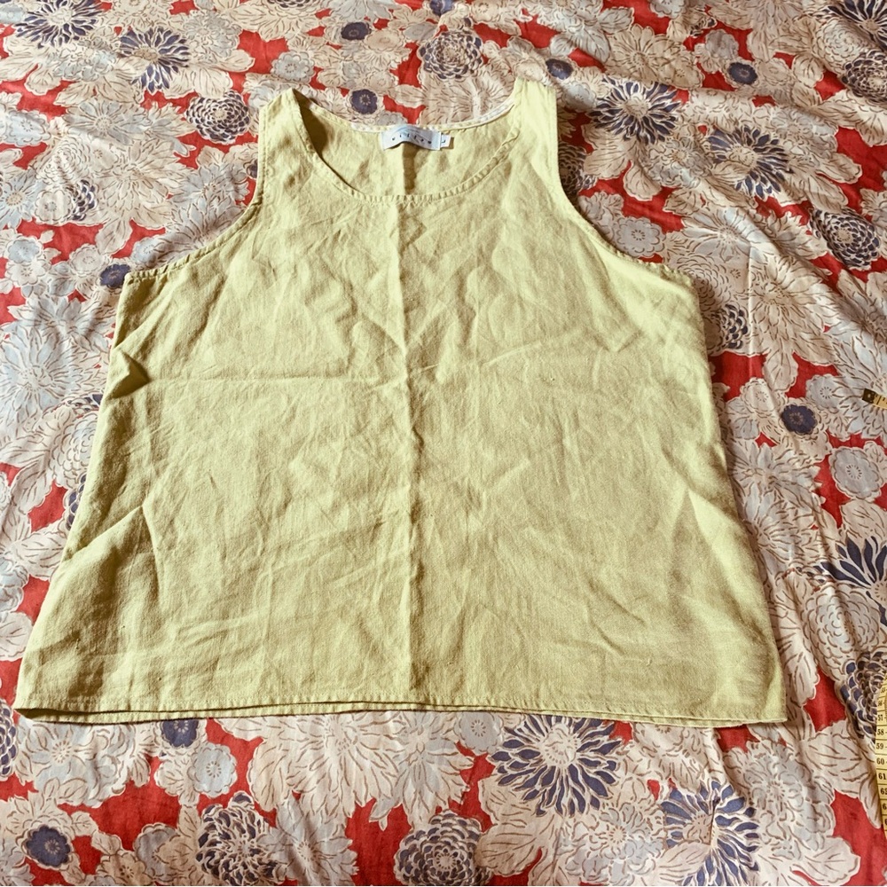 Willow light green Sleeveless Tank Top